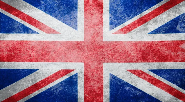 Grunge Velká Británie vlajka — Stock fotografie