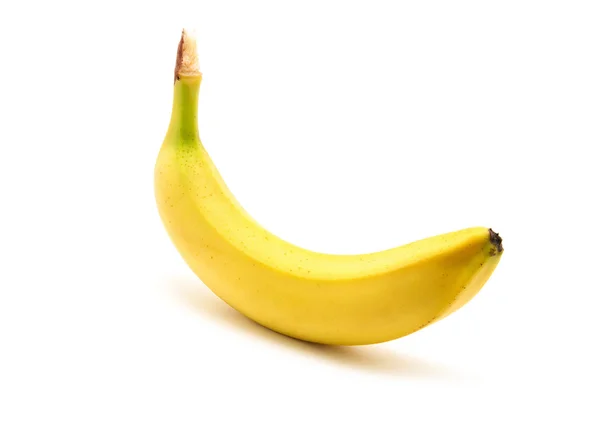 Banane isoliert auf weißem Hintergrund — Stockfoto