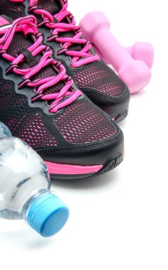 Beyazda izole edilmiş spor için farklı araçlar