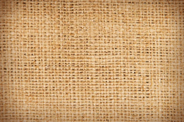 Primer plano de una textura de arpillera —  Fotos de Stock