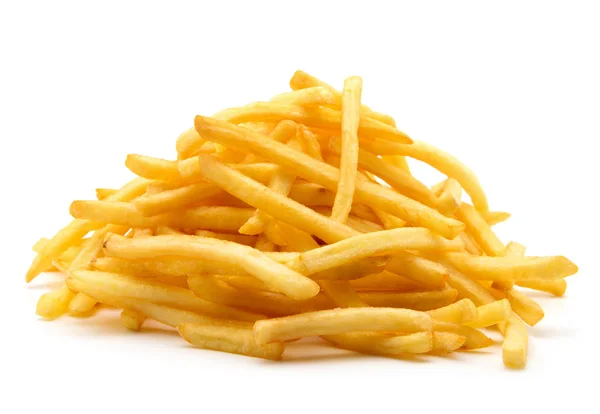 Potato fry on white isolated background — Stock Photo, Image