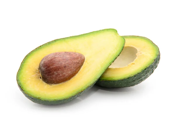 Avocado geïsoleerd op wit — Stockfoto