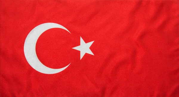 Grungy vlag van Turkije — Stockfoto