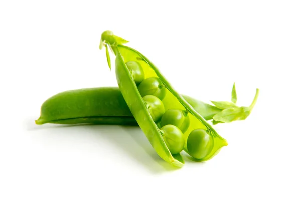 Peas isolated on white — Stock Photo, Image