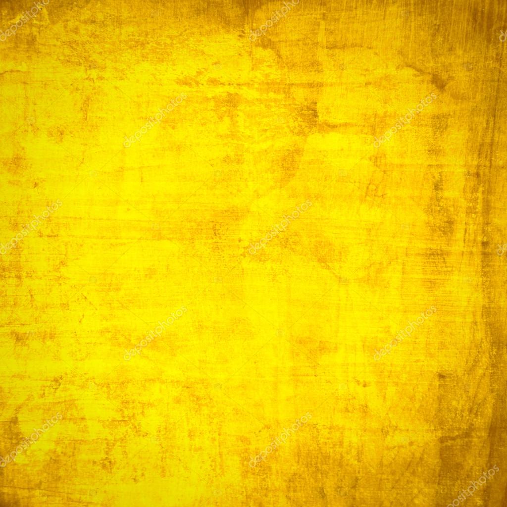 Yellow grunge wall for texture background — Stock Photo © NataliiaK