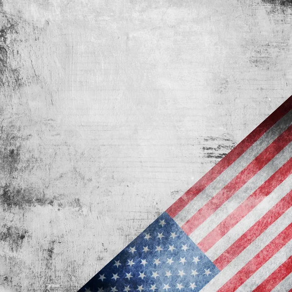 Grunge arka planında Amerikan bayrağına yakın plan — Stok fotoğraf