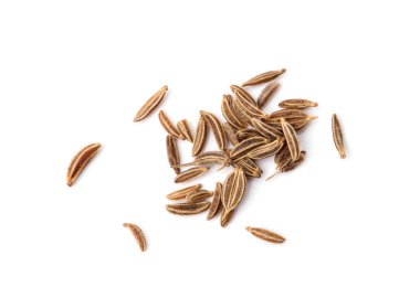 Caraway beyaz arkaplanda izole edildi.