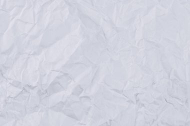 beyaz buruşmuş kağıt doku arkaplanı.