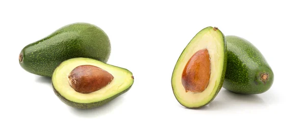 Avocado Isolato Sfondo Bianco — Foto Stock