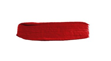 Beyaz arkaplanda soyut kırmızı suluboya.