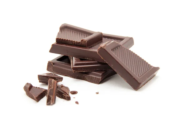 Roughly Cut Chunks Chocolate Bar — Stock Photo, Image