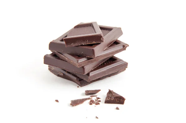 Roughly Cut Chunks Chocolate Bar — Stock Photo, Image