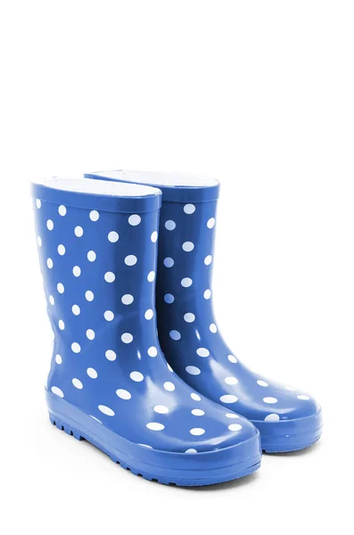 Gumboots Isolado Branco — Fotografia de Stock