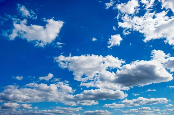 Nuvens Brancas Céu Azul — Fotografia de Stock