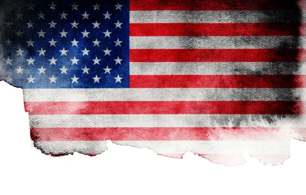 Grunge Usa Flag Background Texture — Stock Photo, Image