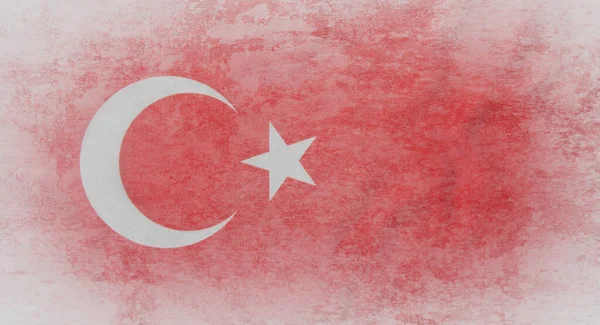 Flagge Der Türkei Hintergrund — Stockfoto