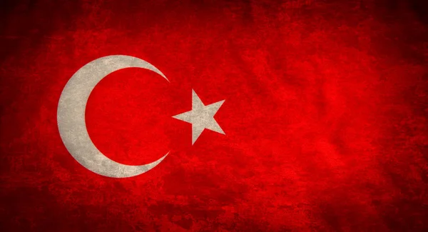 Bandera Turquía Antecedentes — Foto de Stock