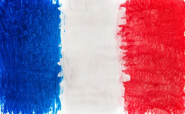 Флаг Франции Текстуре — стоковое фото