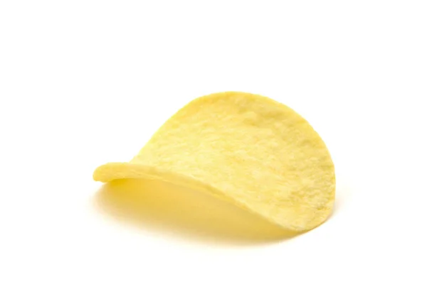 Kartoffelchips Isoliert Weißen Hintergrund — Stockfoto