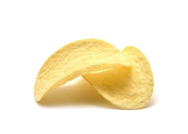 Potato Chips Isolated White Background — Stock Photo, Image