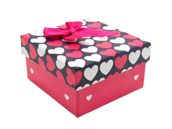 Caixa Presente Dia Dos Namorados — Fotografia de Stock