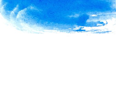 Suluboya tarzında mavi soyut arkaplan