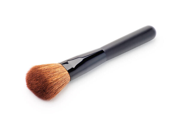 макияж порошок румяна изолированы на белом фоне