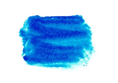 Suluboya tarzında mavi soyut arkaplan