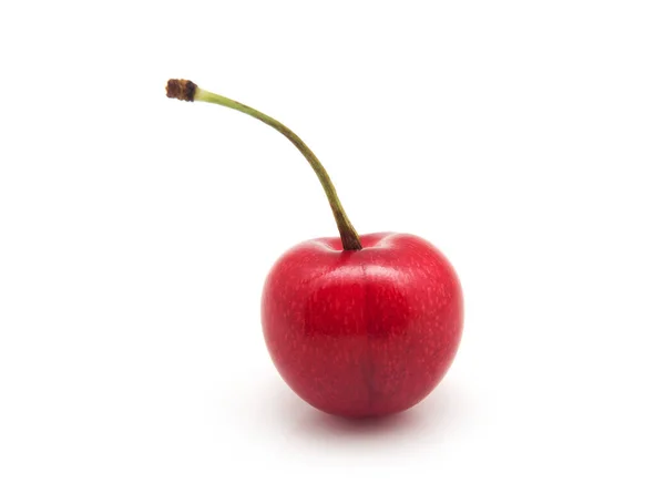 Sweet Ripe Cherry Isolated White — Stock Photo, Image
