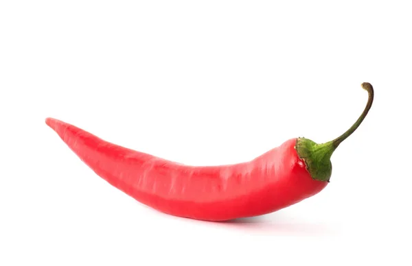 Chili Peper Geïsoleerd Een Witte Achtergrond — Stockfoto