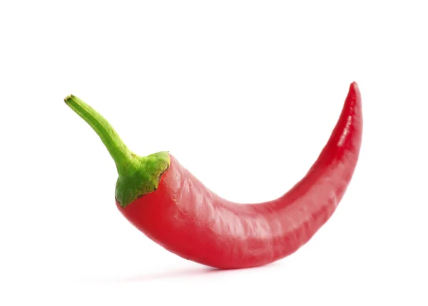 Chili Peppar Isolerad Vit Bakgrund — Stockfoto