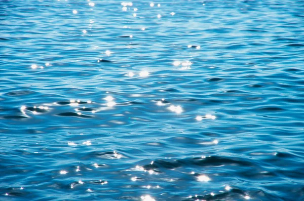 Fundo Azul Água Mar — Fotografia de Stock