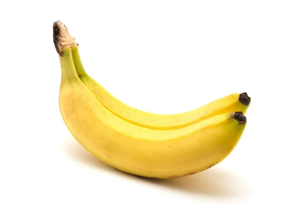 Банани Білому Тлі — стокове фото