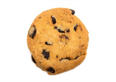 Beyaz üzerine çikolatalı kurabiye.