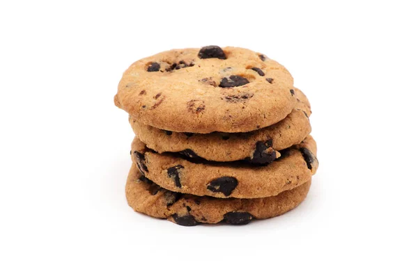 Chocolate Chip Cookie White — Stock Photo, Image