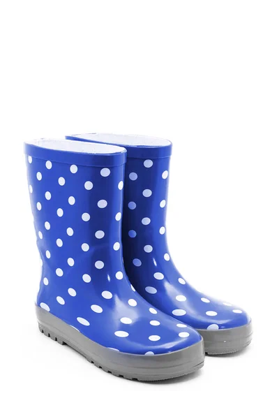 Gumboots Geïsoleerd Wit — Stockfoto