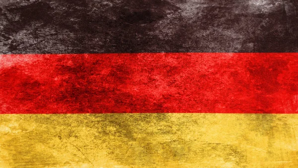 Flaga Niemiec Starą Fakturą — Zdjęcie stockowe