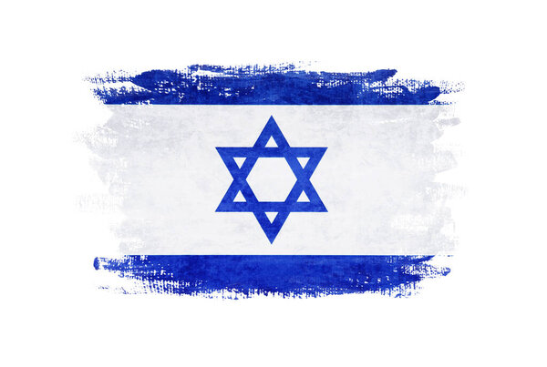 Flag of Israel grunge