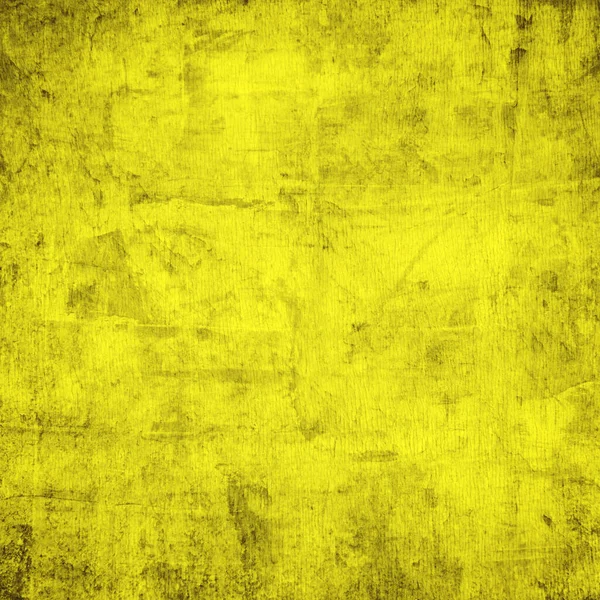 Gele Grunge Achtergrond Textuur — Stockfoto
