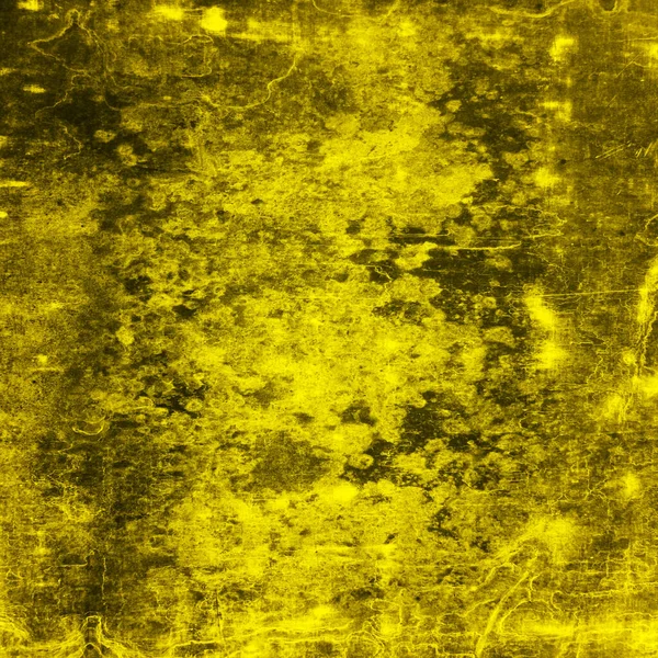 Parede Grunge Amarelo Para Fundo Textura — Fotografia de Stock