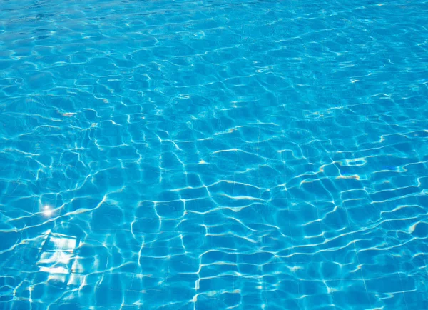 Surface Piscine Bleue Fond Eau Dans Piscine — Photo