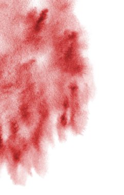 Suluboya tarzında kırmızı soyut arkaplan