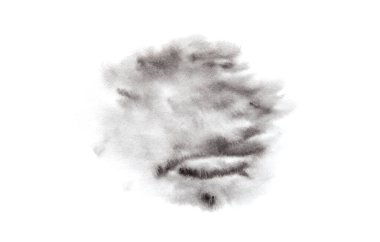 Suluboya ile siyah soyut arkaplan