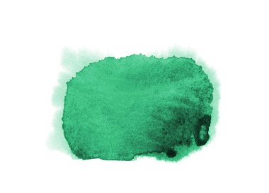 Suluboya olarak yeşil soyut arkaplan