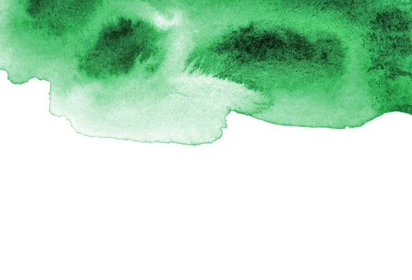 Fundo Abstrato Verde Aquarela — Fotografia de Stock