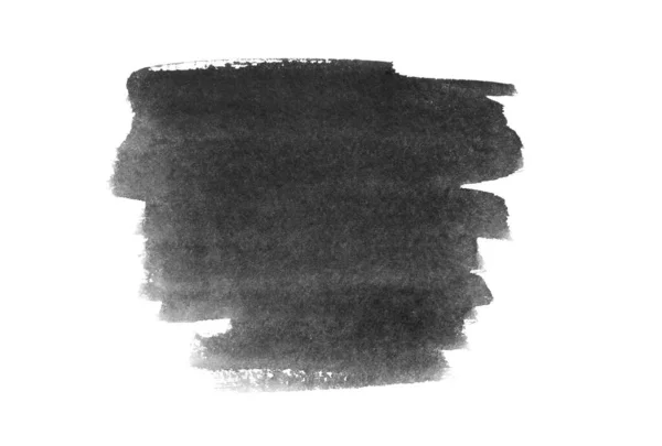 Черный Абстрактный Фон Акварели — стоковое фото