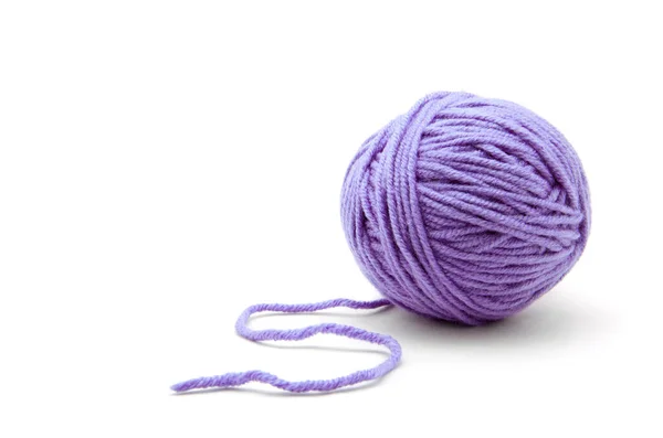 Ball Yarn White Background — Stock Photo, Image