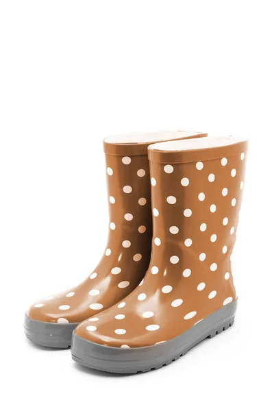 Gumboots Geïsoleerd Wit — Stockfoto