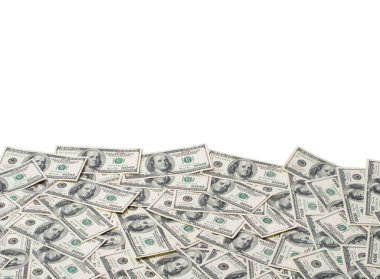 100 dolarlık banknotların arkaplanı