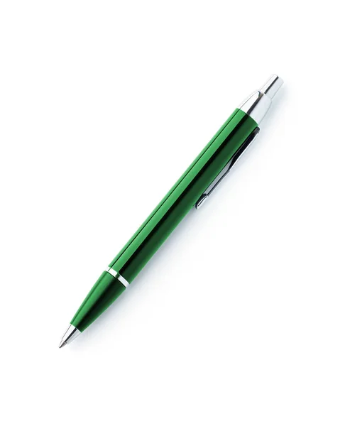 Green Pen Isolated White Background — Stock Photo, Image